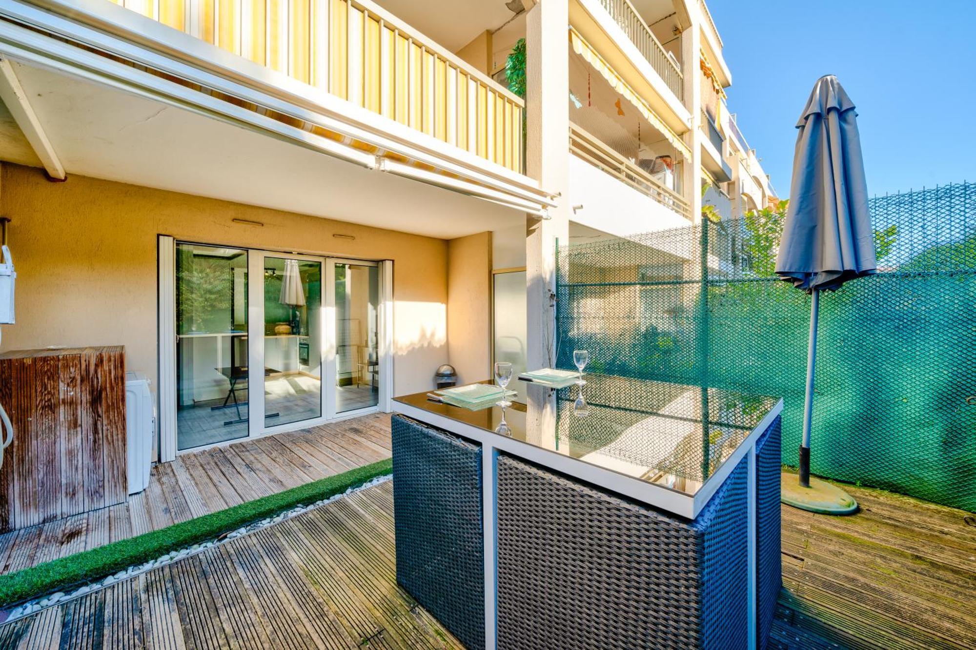 Charmant Studio Cagnes-sur-Mer Bagian luar foto