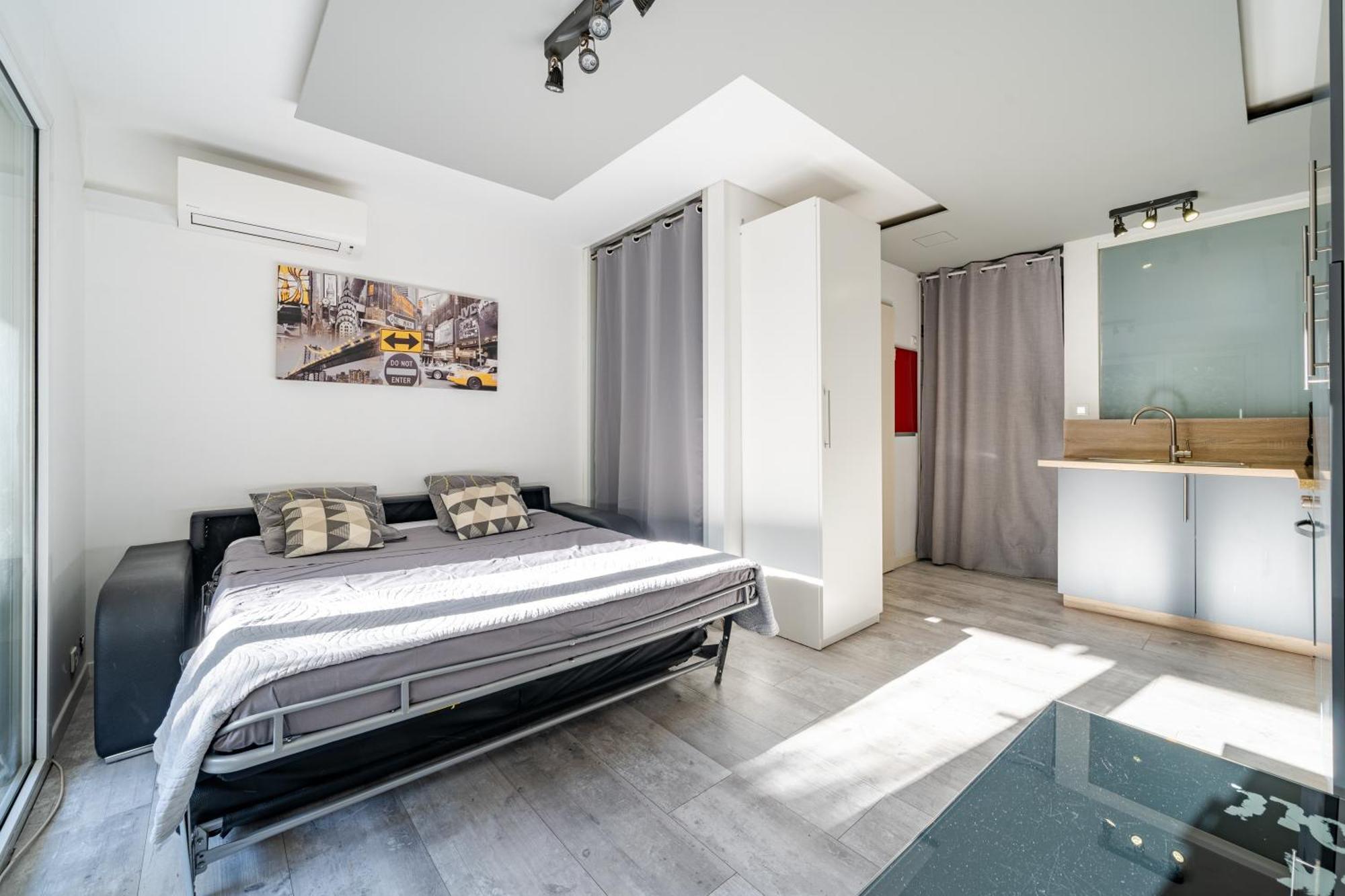 Charmant Studio Cagnes-sur-Mer Bagian luar foto
